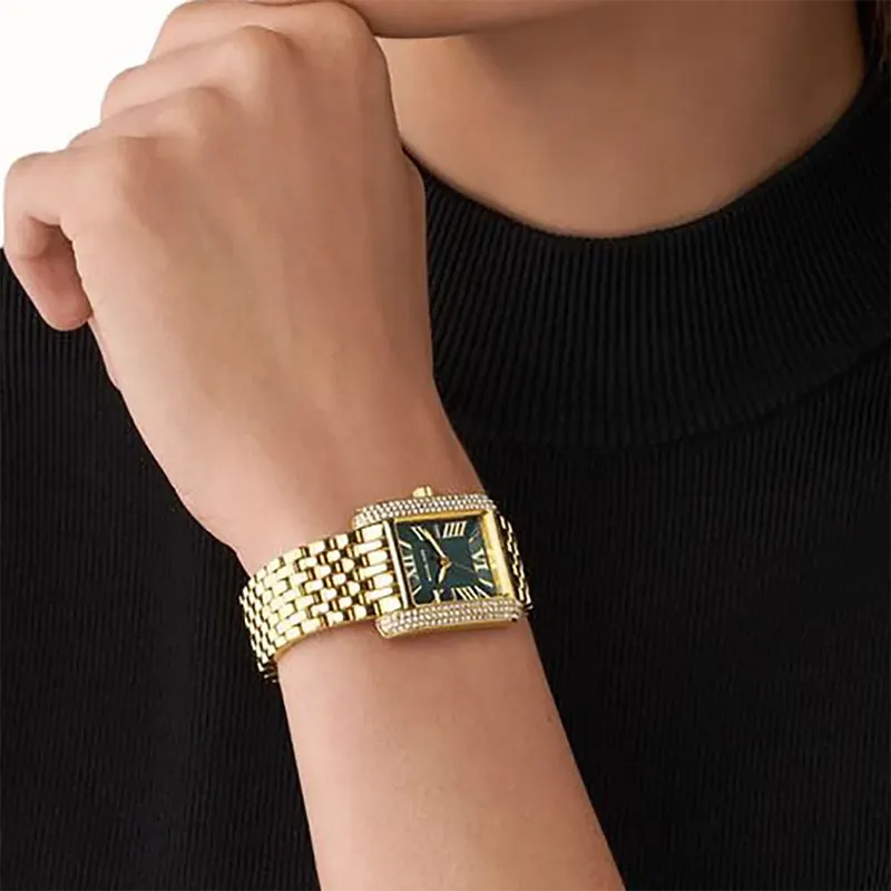 Michael Kors Petite Emery Pavé Rose Gold-Tone Ladies Watch- MK4742